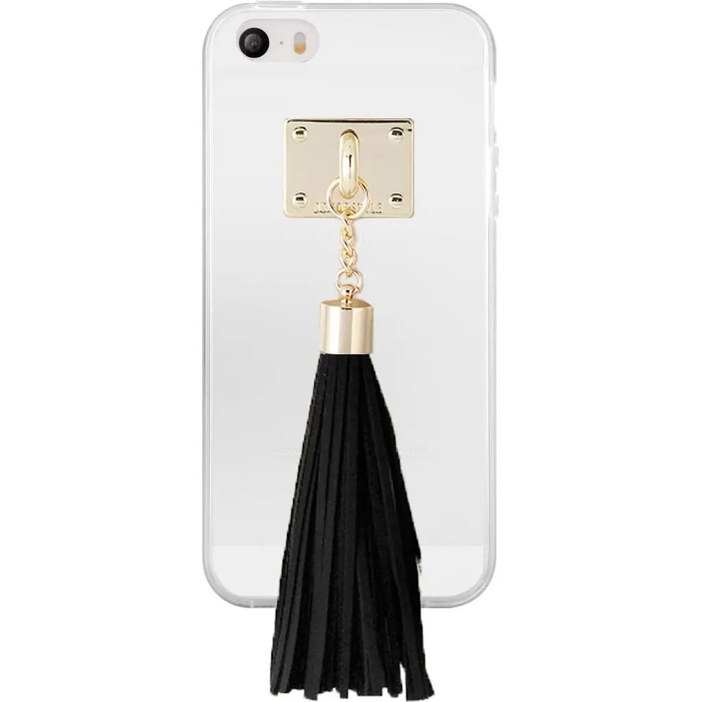 Чехол-накладка DDPOP DiDi Tassel case iPhone 5/5s/SE Black - фото 1