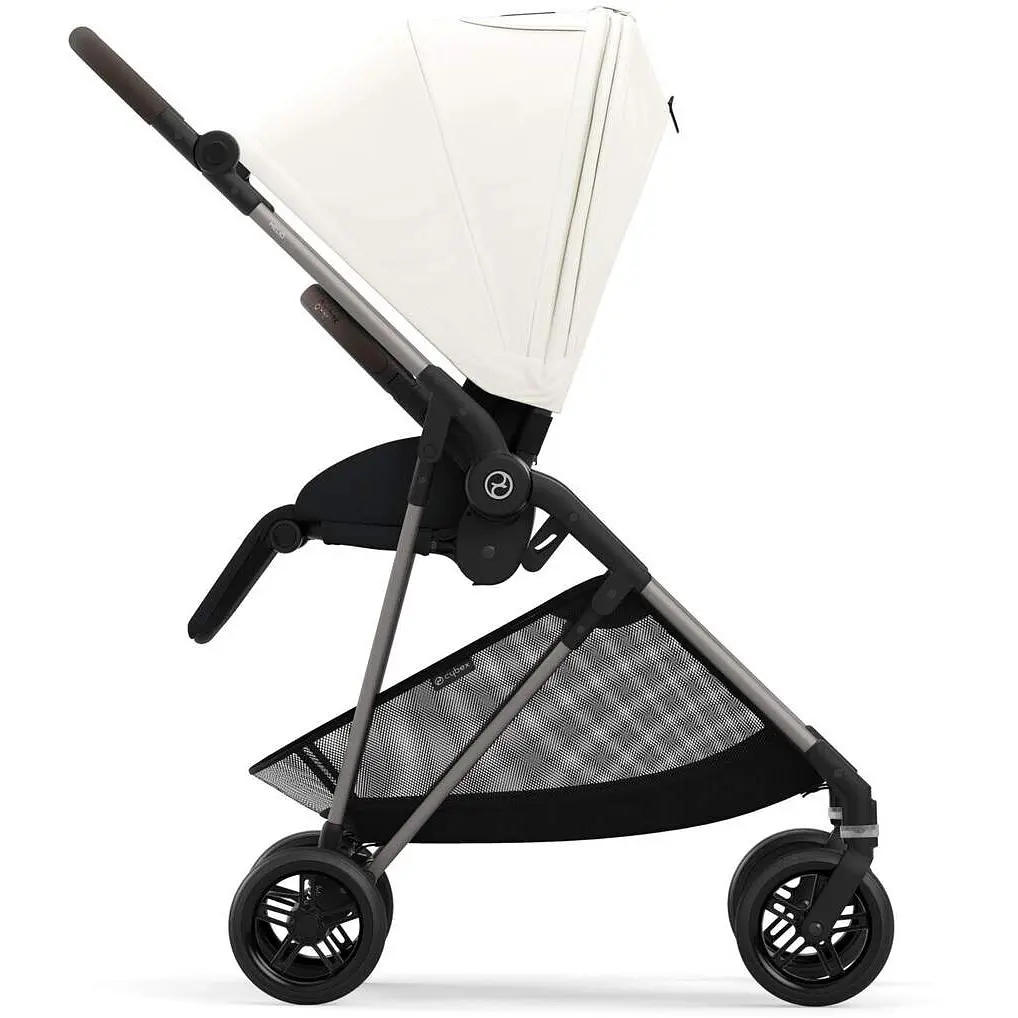 Коляска Cybex Melio Canvas White (с бампером) (524000039) - фото 3