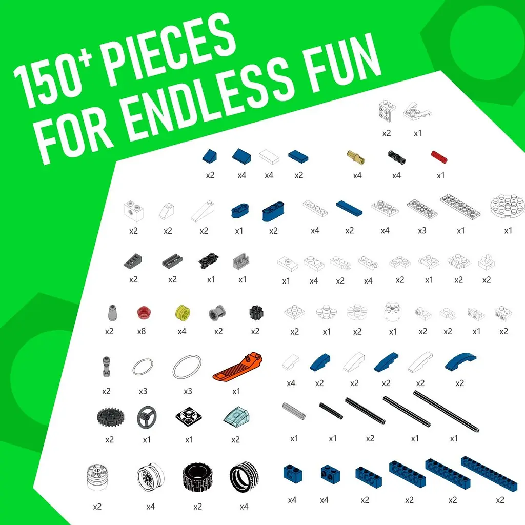 Конструктор Makerzoid Fun Building Blocks (MKZ-BK-FB) [86648] - фото 6