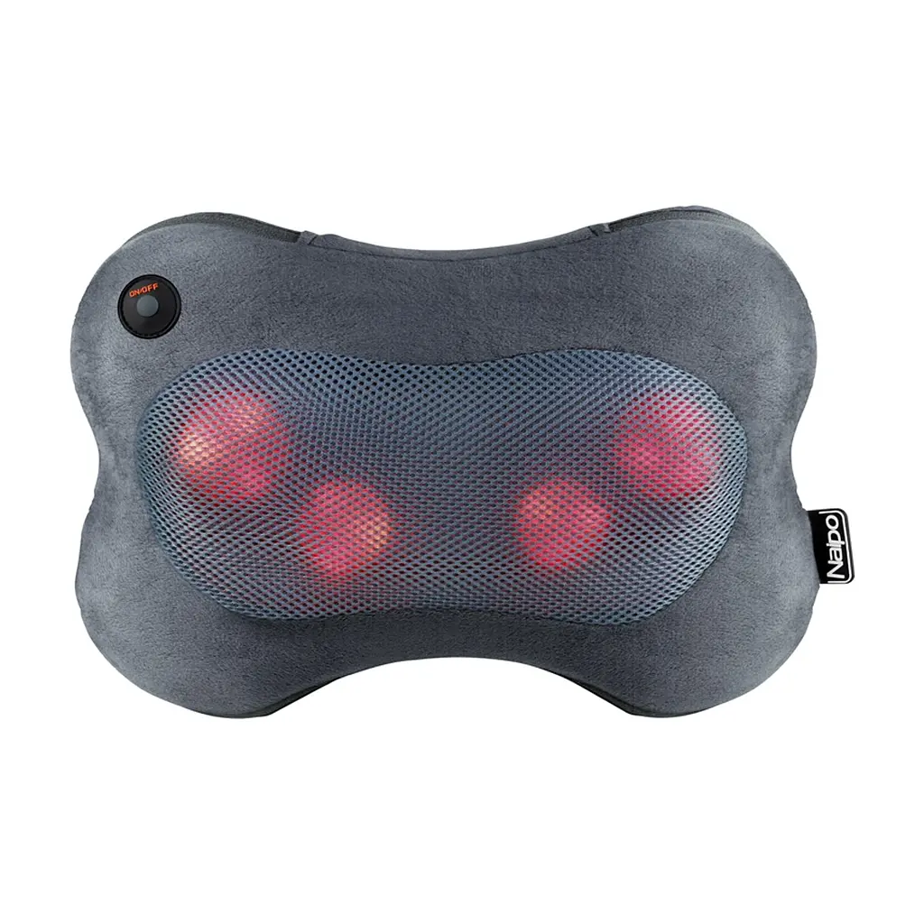 Массажер-подушка для шеи и спины Naipo Plush MGP-129M  - фото 2
