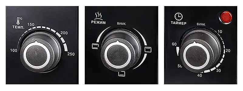 Електродуховка Liberton LEO-400 Black 40 л - фото 3
