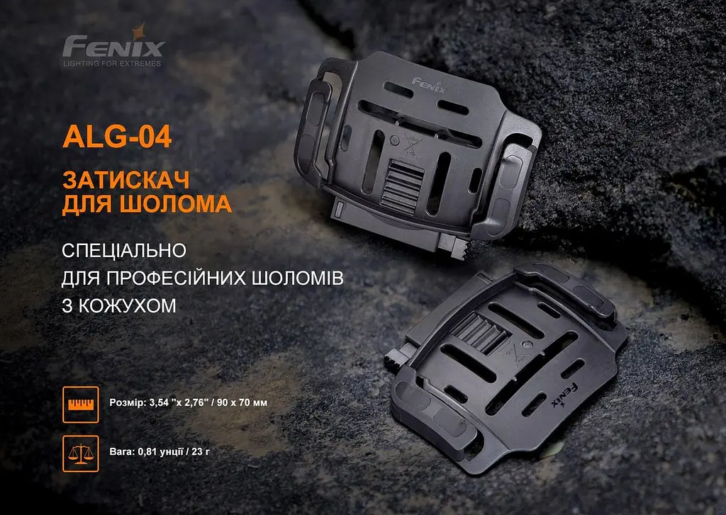 Кріплення на шолом для налобних ліхтарів Fenix ALG-04 - фото 4