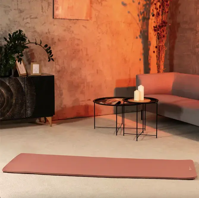 Коврик для йоги Hop-Sport HS-NB015GM NBR 1.5 см персиковый - фото 7