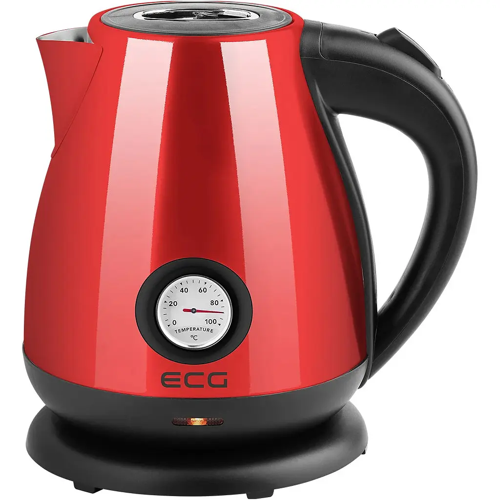 Електрочайник ECG RK 1705 Metallico червоний