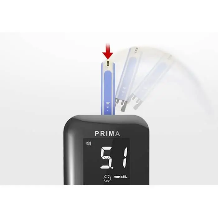 Глюкометр Gamma Diamond Prima + 10 тест полосок - фото 3