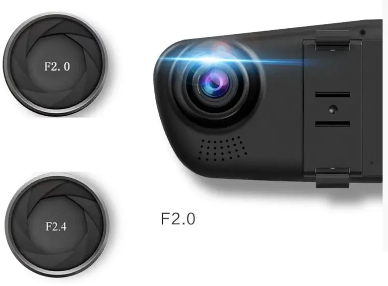 Зеркало авторегистратор 1433 экран 4,3" FHD 2 камеры - фото 9