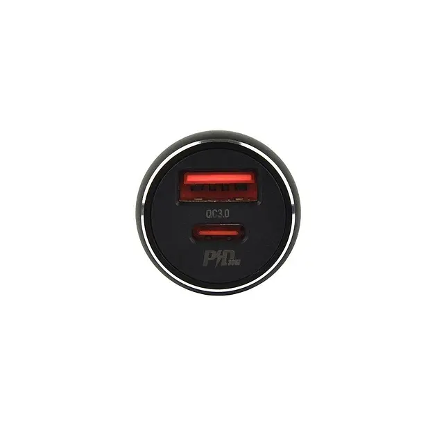 Автомобільний зарядний пристрій XPRO NZ5 PD30W+QC3.0 чорний (23344-01) - фото 5