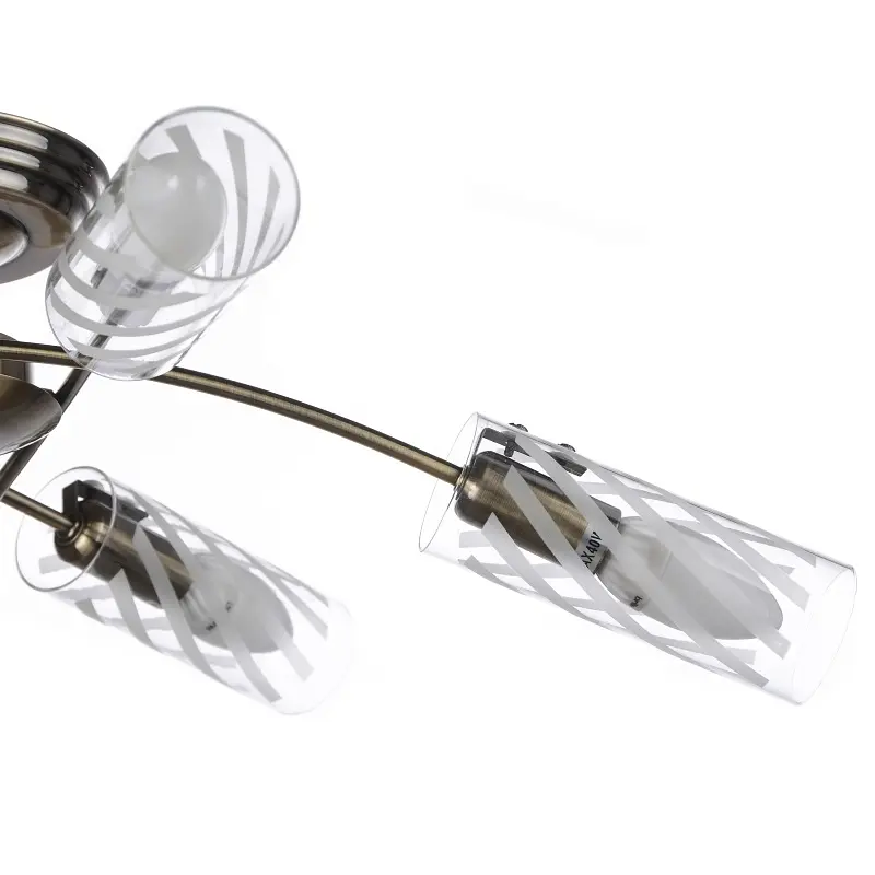 Люстра потолочная Brille в зал E14 40W BZ (LK-90C/6) - фото 2