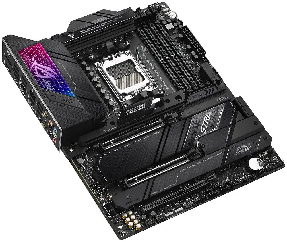 Материнская плата ASUS ROG STRIX X670E-E GAMING WIFI (ROG STRIX X670E-E GAMING WIFI) (Socket AM5, AMD X670, ATX) Б/у - фото 2
