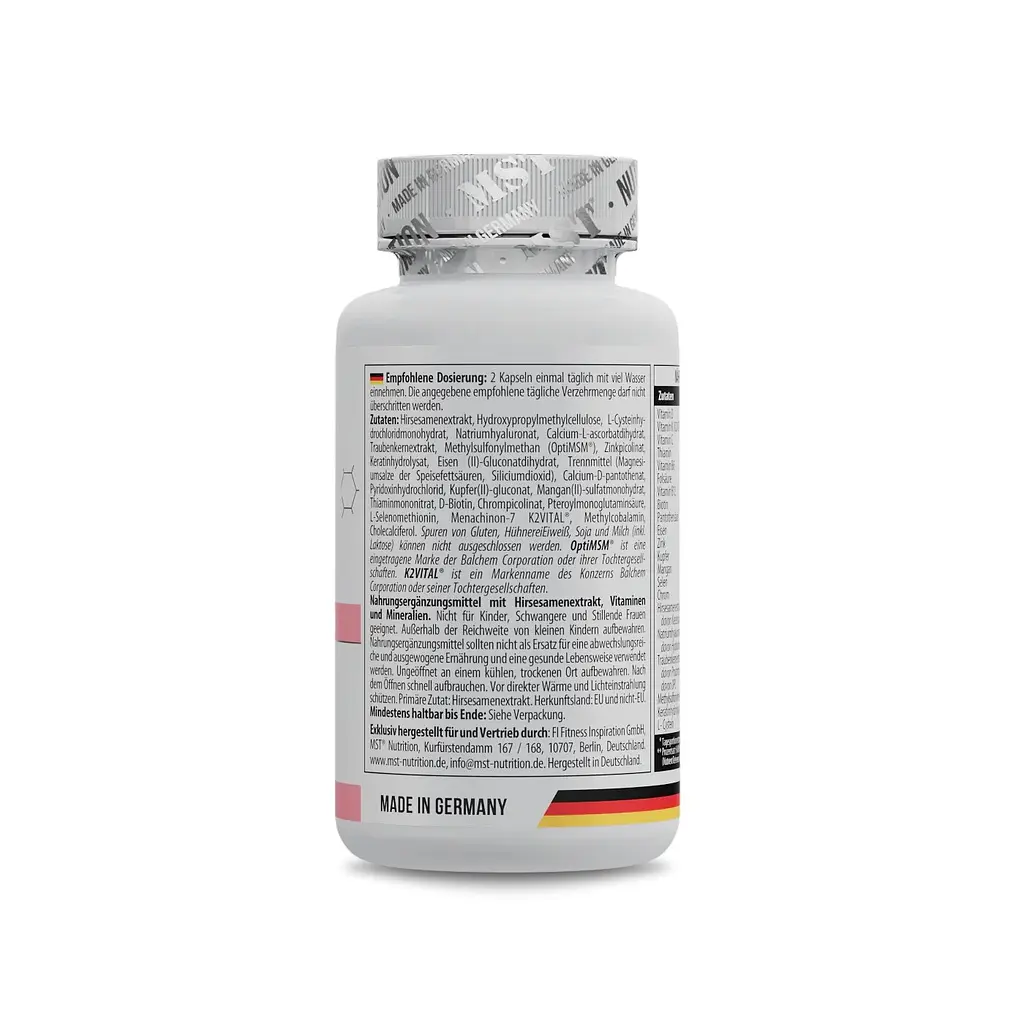 Комплекст MST Nutrition Hair Advanced Formula, 60 капсул для підтримки та покращення волосся - фото 3