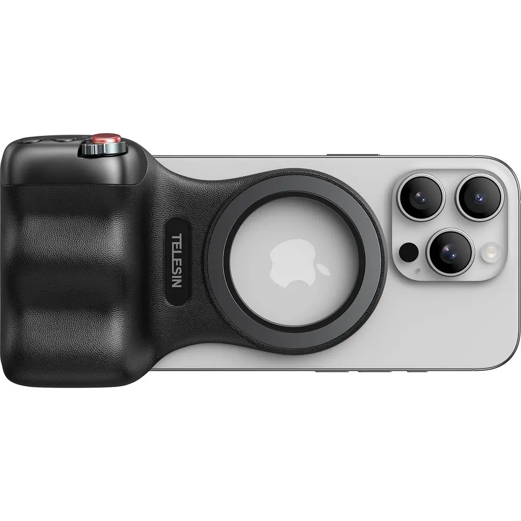 Тримач для смартфона Telesin Fun Shot Magnetic Grip2 Black (P5-MP-001BK) [168632] - фото 6