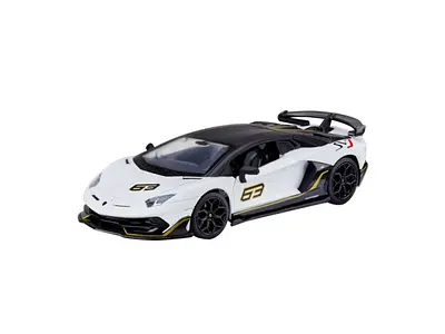 
Машина металева Lamborghini SVJ 1:24 АВТОПРОМ світло звук двері капот багажник 68269A - фото 5