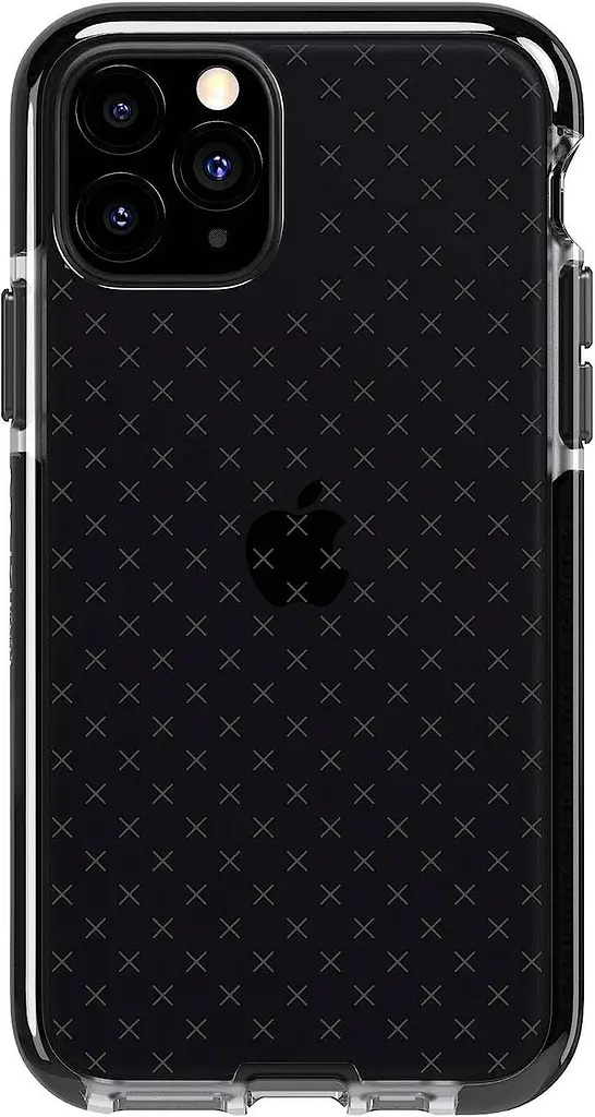 Протиударний чохол з антимікробним покриттям Tech21 Evo Check для iPhone 11 Pro Max (6.5") Smokey Black