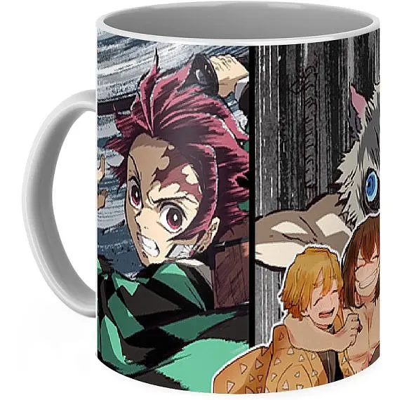 Кухоль GeekLand Demon Slayer Kimetsu no Yaiba Клинок, що розсікає демонів Хашибіра Камадо  Агацума KY.02.08 330 мл білий - фото 3