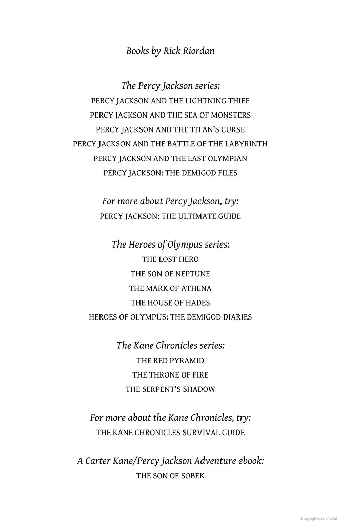 Percy Jackson and the Titan's Curse. Book 3 - фото 5