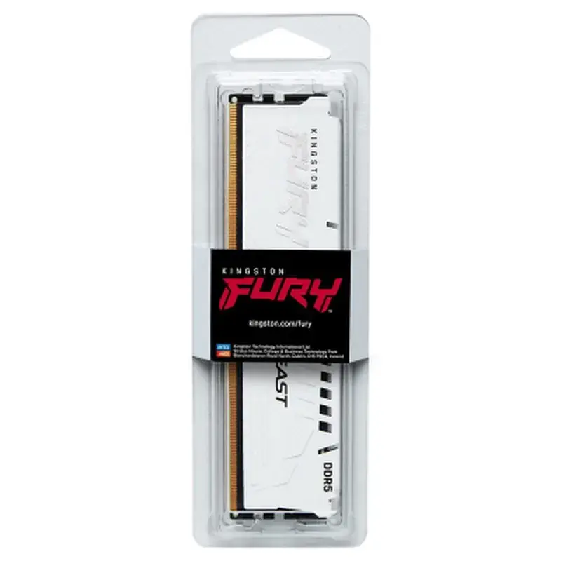 Модуль пам'яті для комп'ютера DDR5 32GB (2x16GB) 6800 MHz Beast White EXPO Kingston Fury (ex.HyperX) (KF568C34BWEK2-32) - фото 4