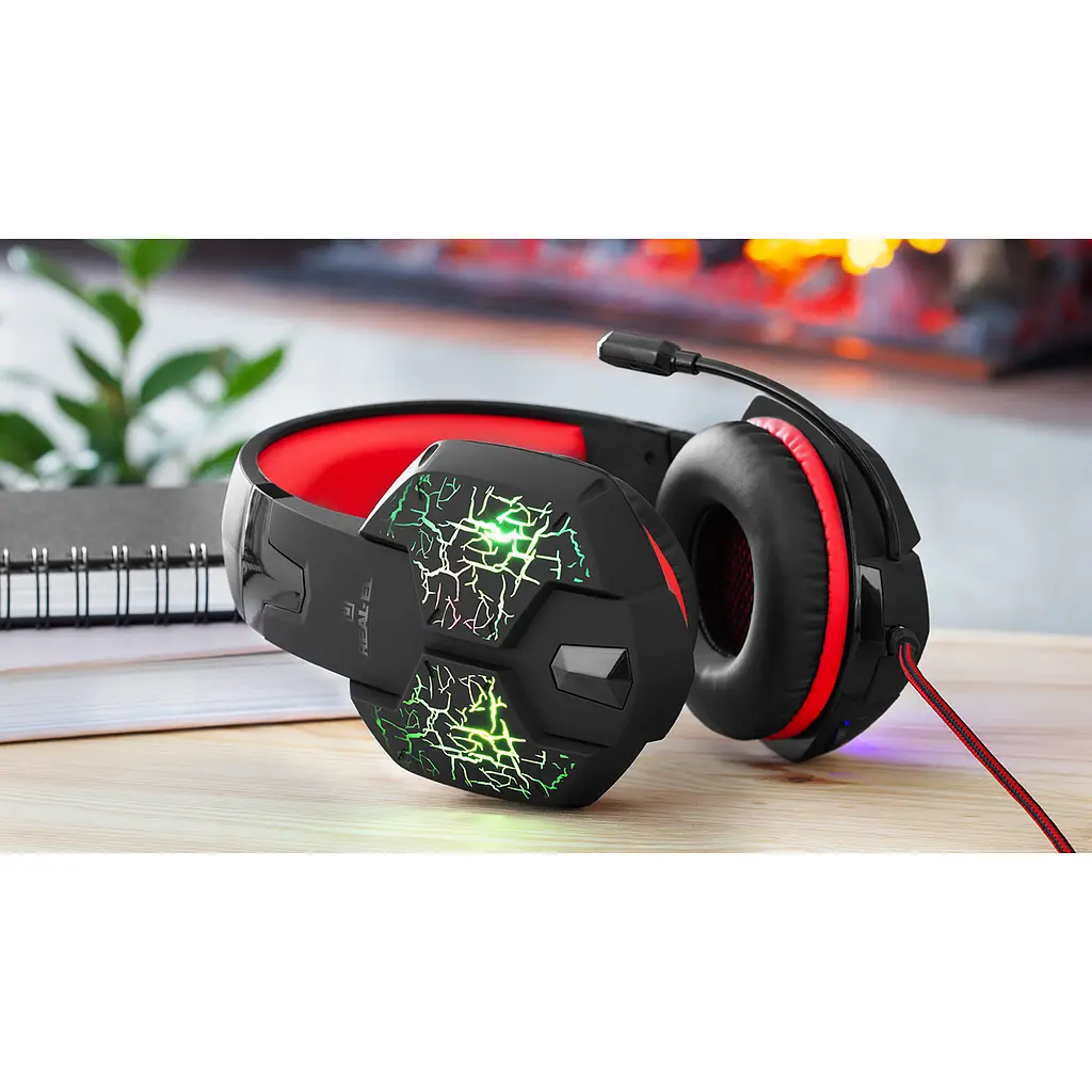 Ігрові навушники REAL-EL GDX-7750 Black/Red (EL124100048) [112564] - фото 14
