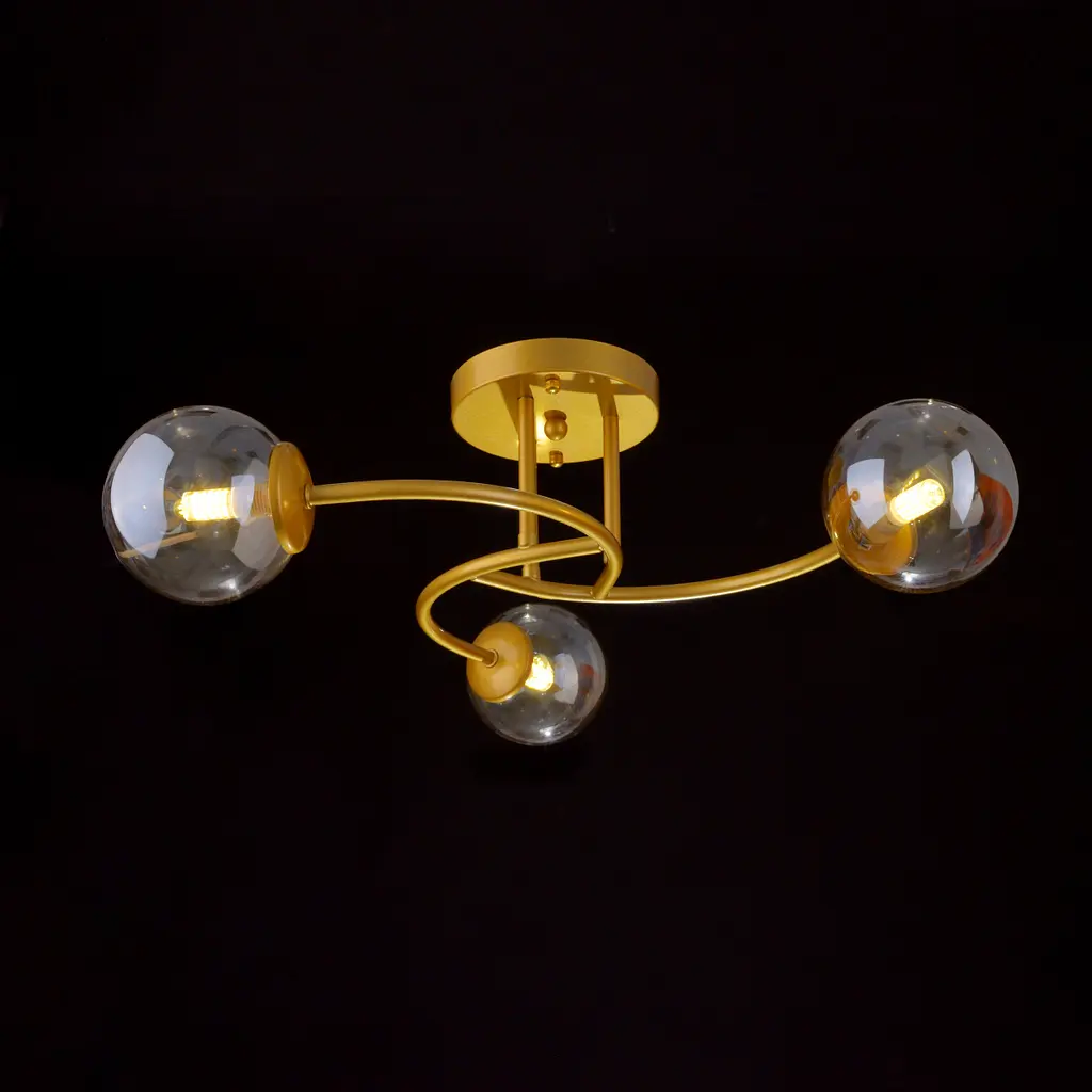 Люстра потолочная Brille в спальню G9 40W G (BR-01 651C/3) - фото 4