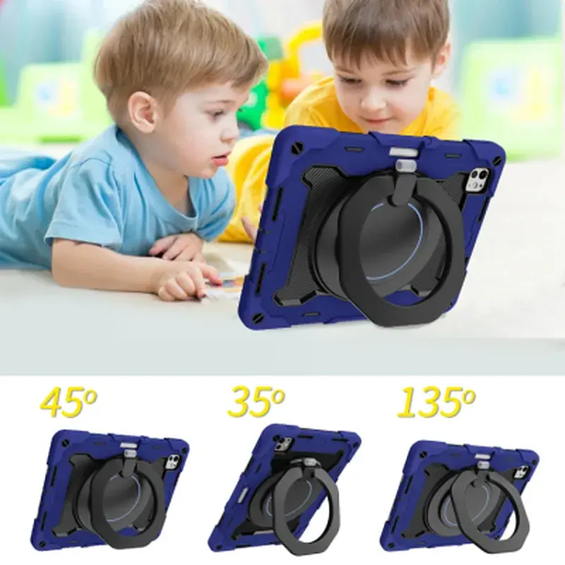 Чохол до планшета BeCover Armored Stand Apple iPad Pro 11" M5 2025 Blue (715959) - фото 6