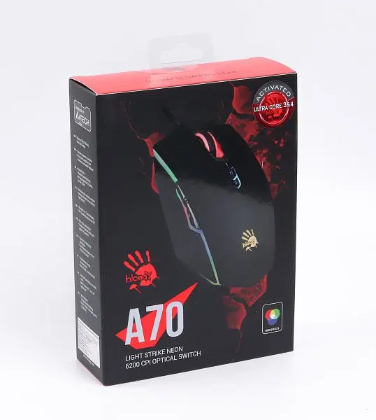Игровая мышь A4Tech A70 Bloody Matte Black - фото 5