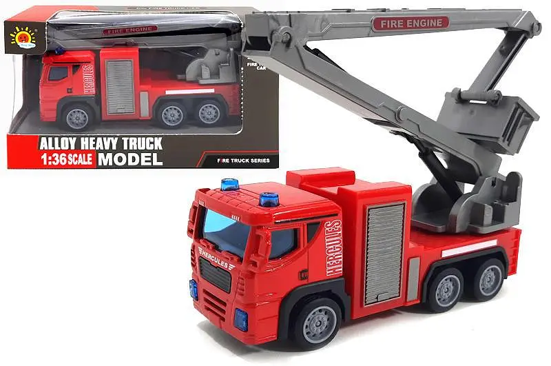 Машина пожежна інерційна в коробці 0302-9 р.18,3 x 6,7 x 10,5см