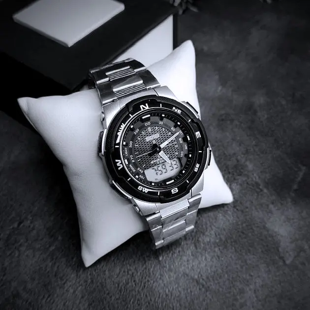 Наручний годинник чоловічий 1370SI Silver Skmei acs0030785 - фото 3