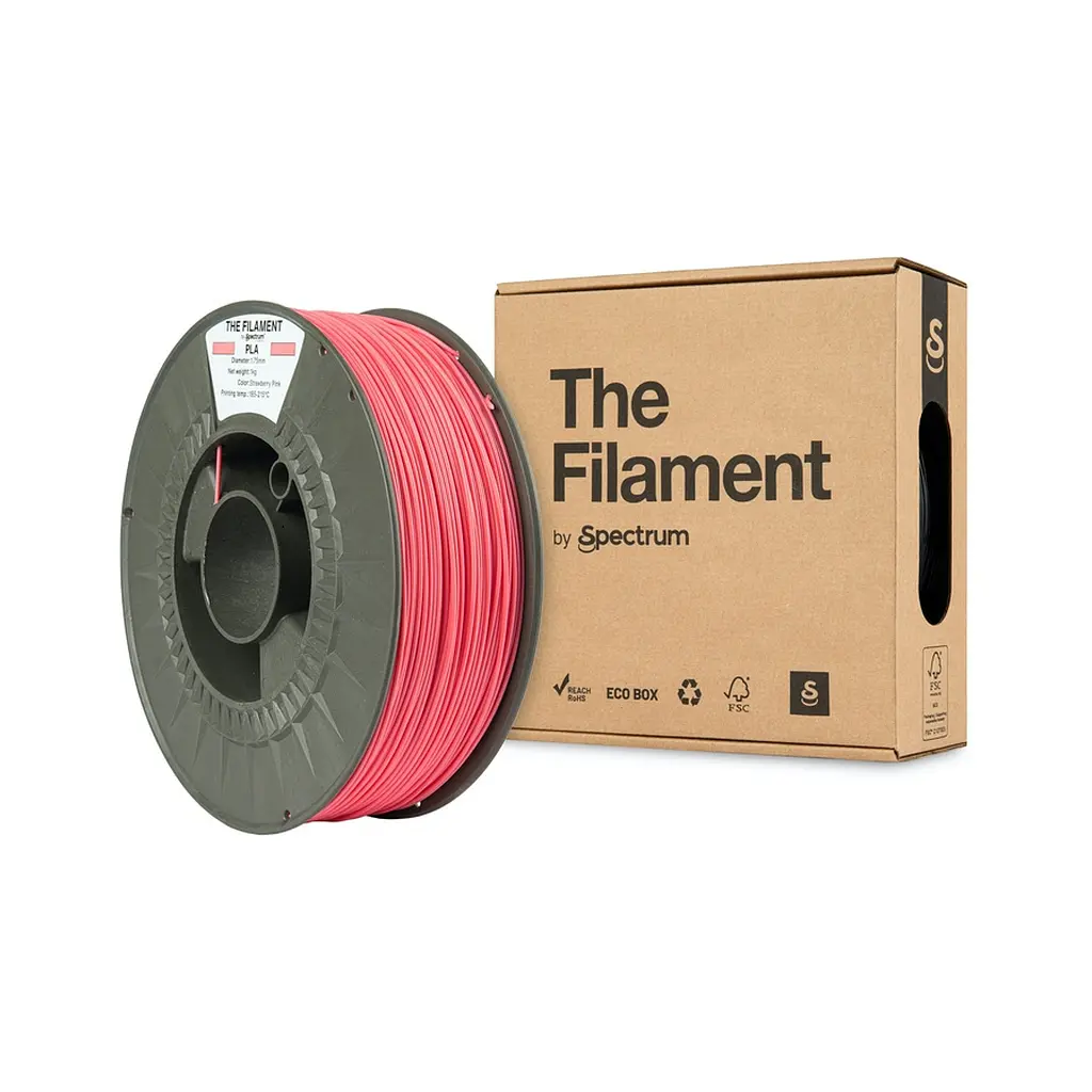 Пластик для 3D-принтера The Filament PLA 1.75 мм 1 кг STRAWBERRY PINK (TF-24013) - фото 3