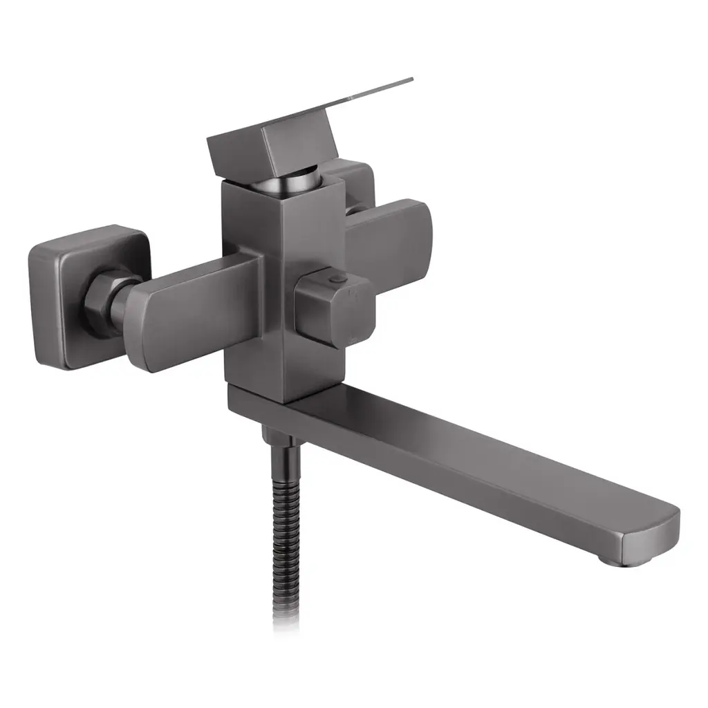 Змішувач для ванни Kroner KRP Edelstahl Kubus - PVD070 (CV035908) - фото 2