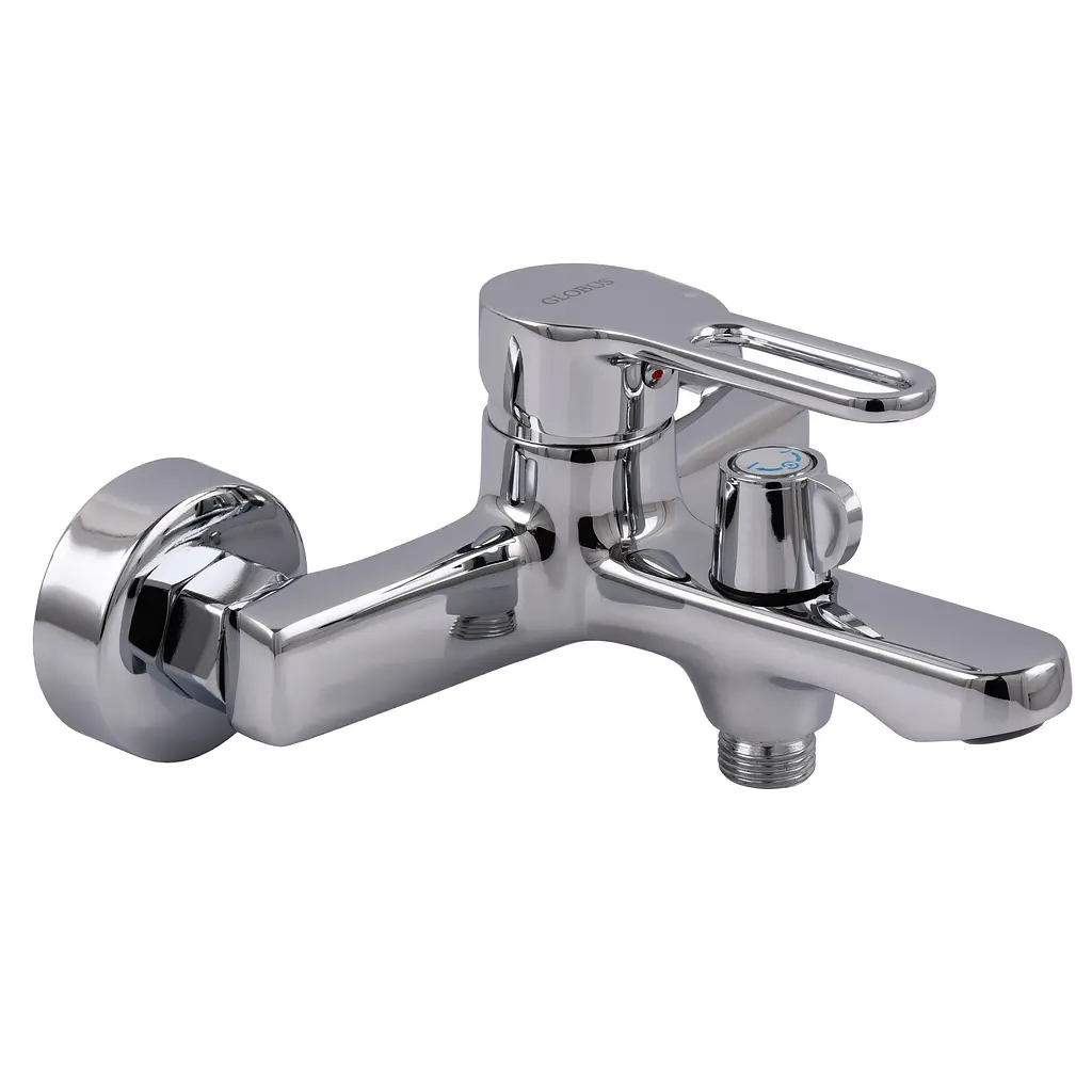 Змішувач для ванни Globus Lux Dolly GLD-0102N хромований для установки в ванній кімнаті зручний і стильний - фото 2