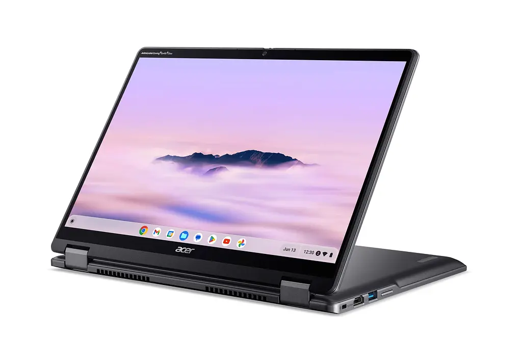 Ноутбук Acer Chromebook Plus Spin 514 CP514-4HN 14' WUXGA IPS Touch, Intel 5-120U, 8GB, F256GB, UMA, ChromeOS, сірий (NX.KYQEU.002) - фото 9