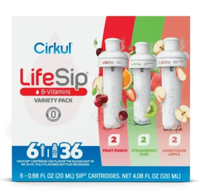 Набір картриджів для напоїв Cirkul LifeSip Variety Drink Mix Cartridges 6 шт