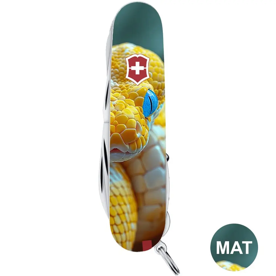 Ніж Victorinox Mountaineer Animal 91мм 18функ черв Змій - фото 4