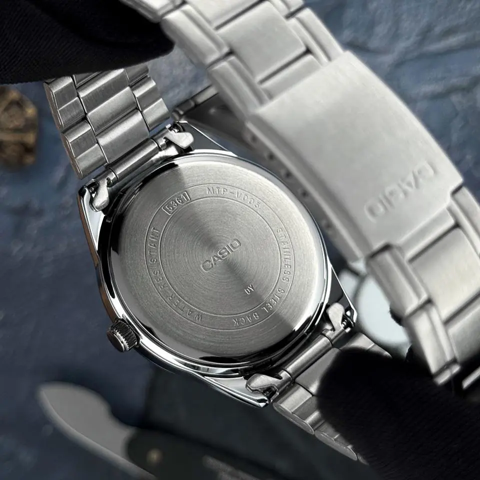 Чоловічий годинник Casio MTP-V005D-2B5 Сріблястий ( AT1141-0040 ) - фото 7