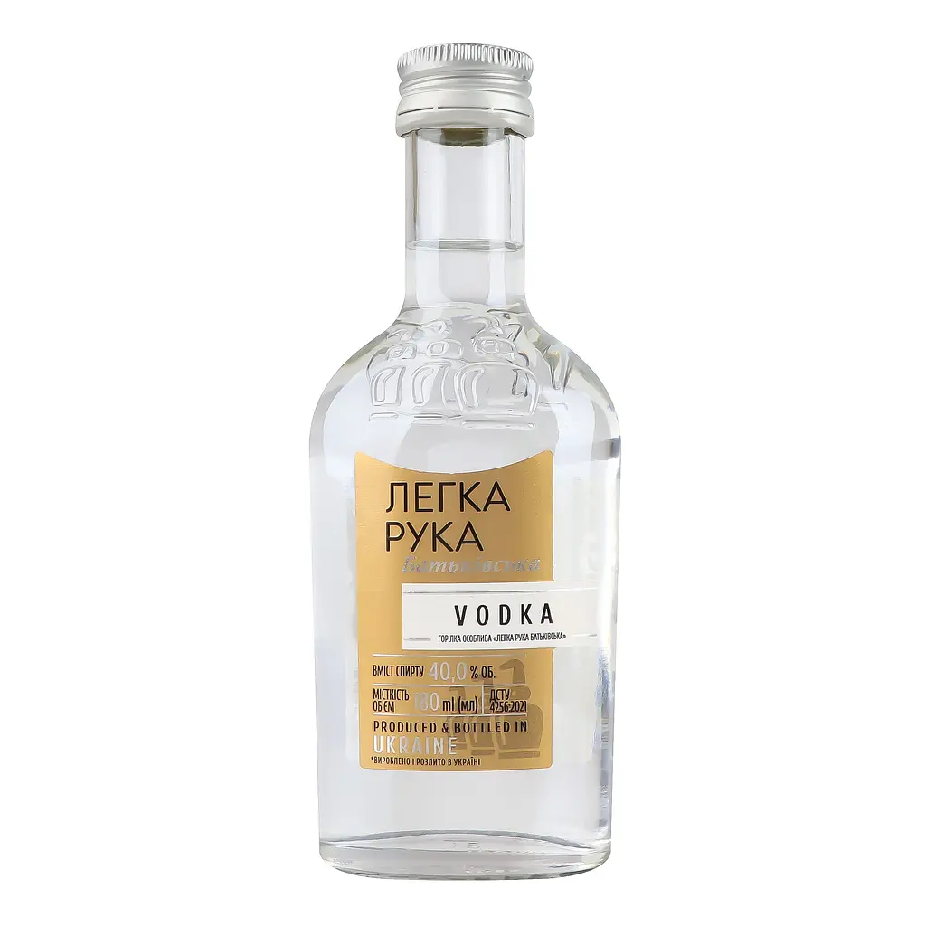 Водка особенная Легка Рука Родительская 40% 0.18 л - фото 2