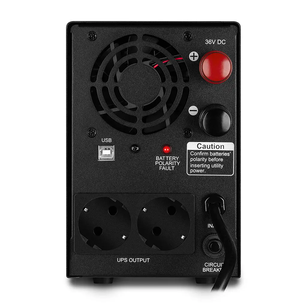 Пристрій безперебійного живлення Powercom INF-3000 1800W 36V (INF-3000) - фото 3