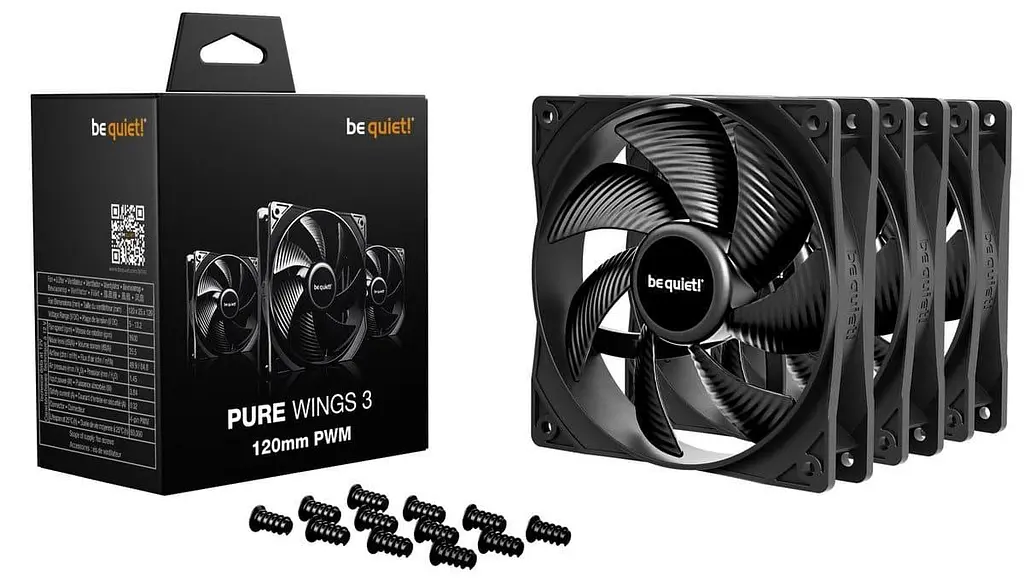 Комплект вентиляторов be quiet! PURE WINGS 3 120mm PWM 3 шт (BL141) - фото 3