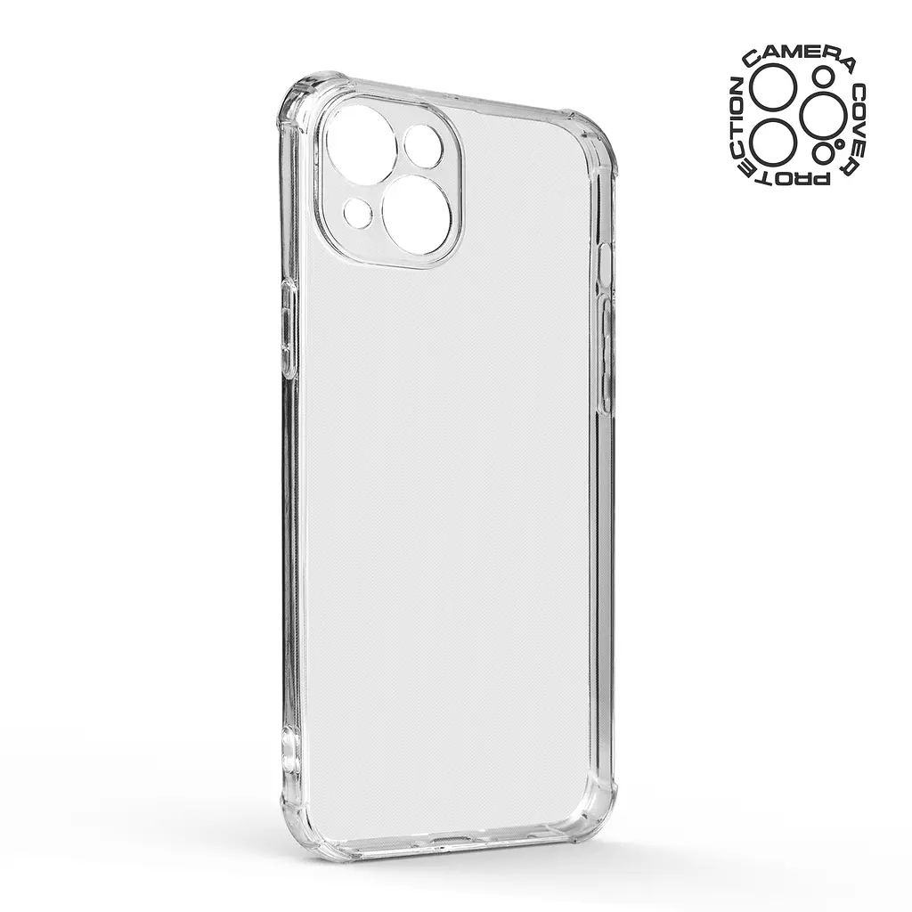 Прозрачный чехол для Apple iPhone 15 Plus с защитой камеры и усиленными бортами, тонкий, силиконовый, бесцветный, ударопрочный, противоударный бампер с закрытой камерой, ArmorStandart (ARM70846) - фото 2