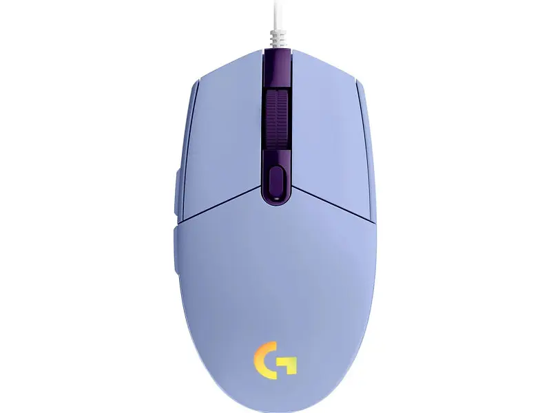 Миша Logitech G203 Lightsync Lilac (910-005853) - фото 2