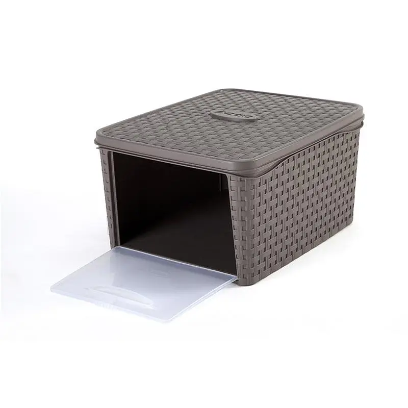 Контейнер для хранения INFINITY 40x50x25h 40л серо-бежевый - фото 2