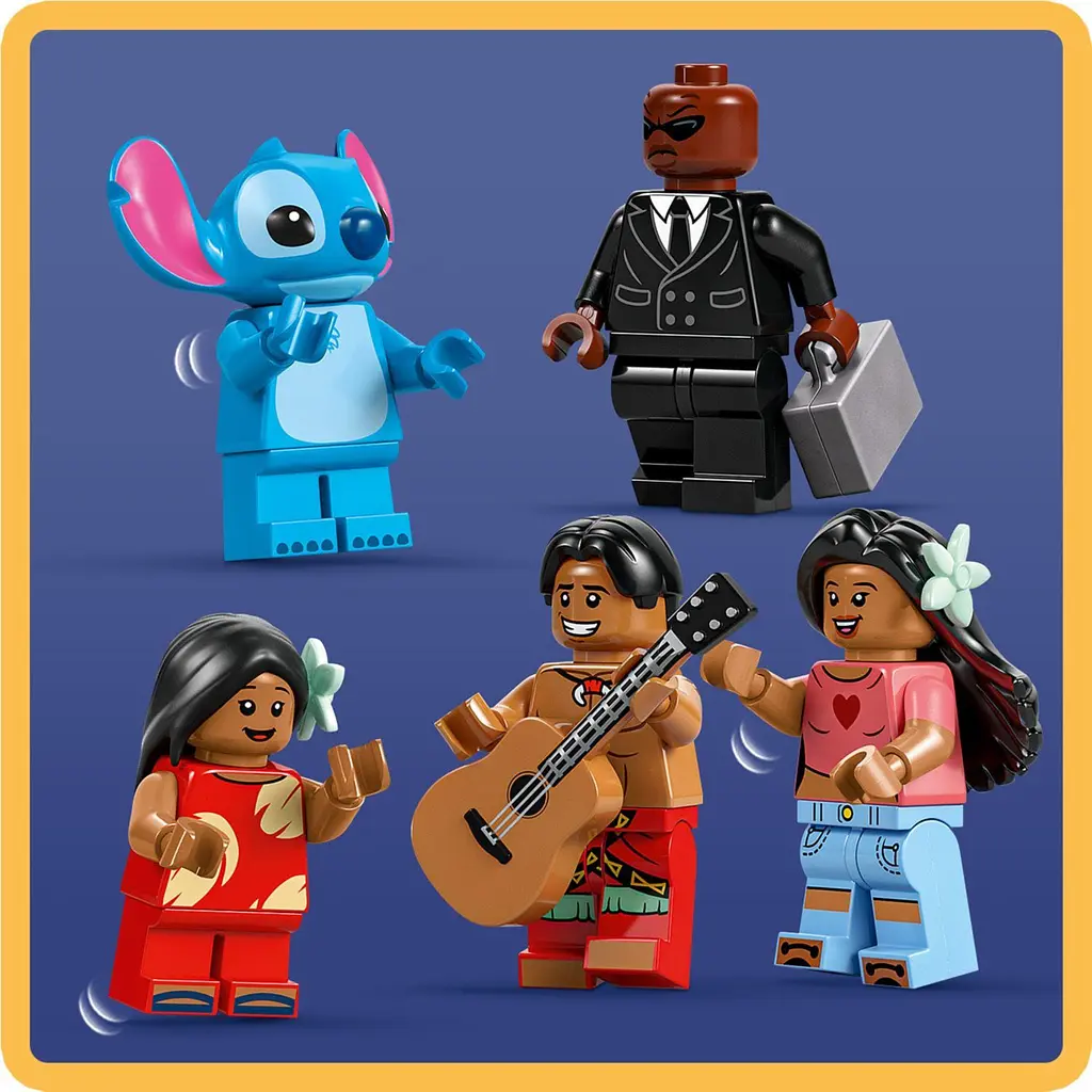Конструктор LEGO Disney Пляжний будинок Ліло і Стіч 834 деталей (43268) - фото 4