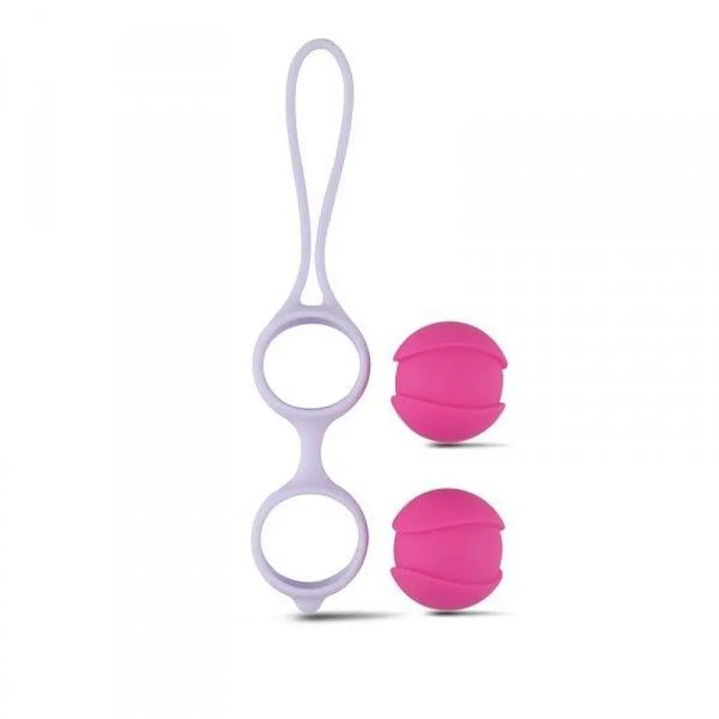 Вагінальні кульки Toyz4lovers Palline Vaginali Bi-Balls, 16 см (рожевий) - фото 4