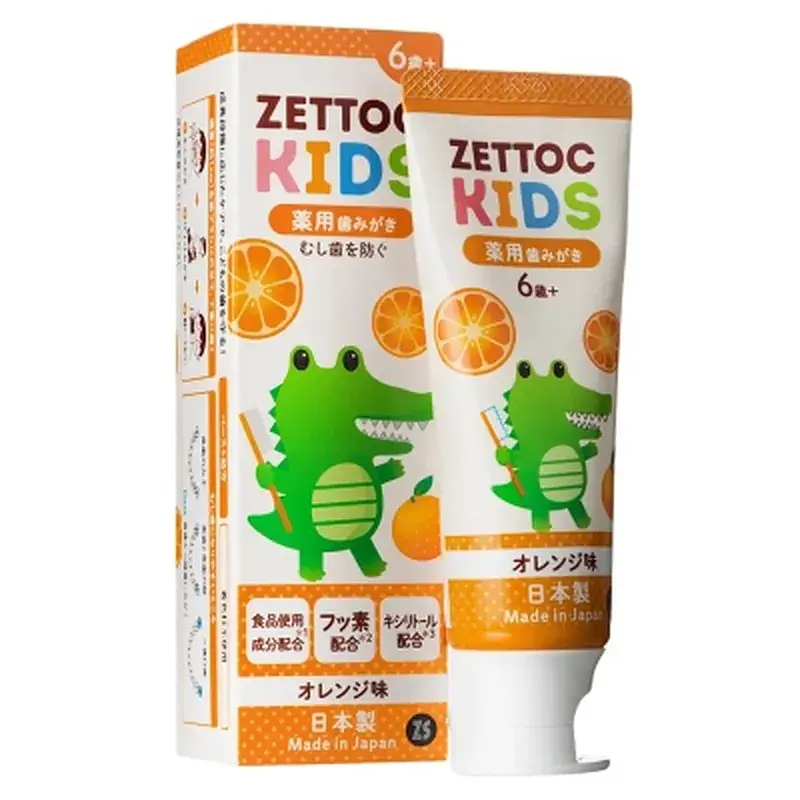 Дитяча зубна паста Zettoc Nippon зі смаком апельсину 70 г (4582118955312) - фото 2