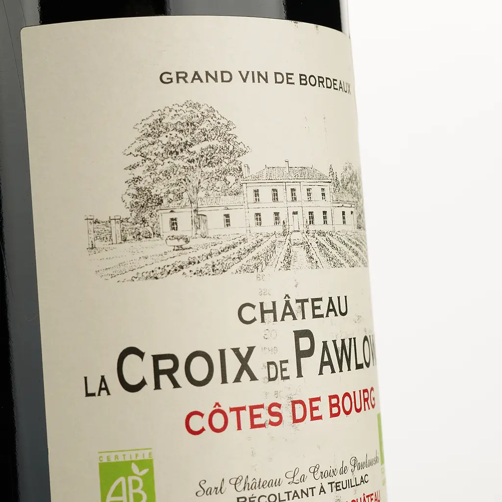 Вино Château La Croix Pawlowski BIO 2019 AOP Bourg красное сухое 0.75 л - фото 3