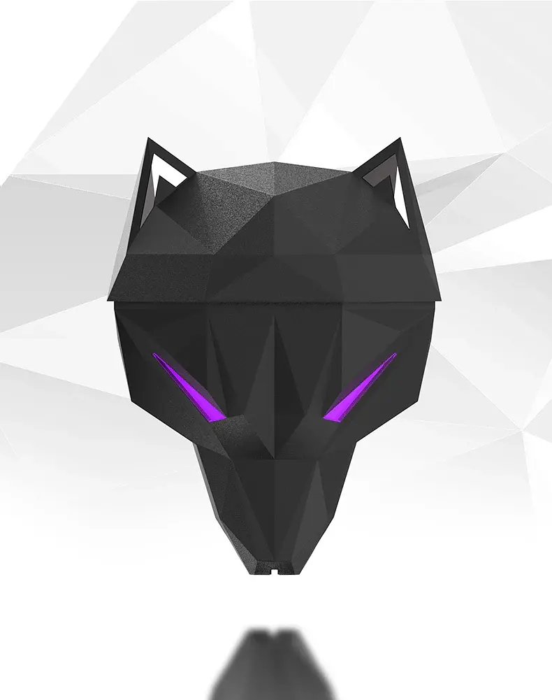 Портативний зволожувач повітря та аромадифузор Kinscoter Guardian Wolf SH-L162 650 мл, чорний - фото 11