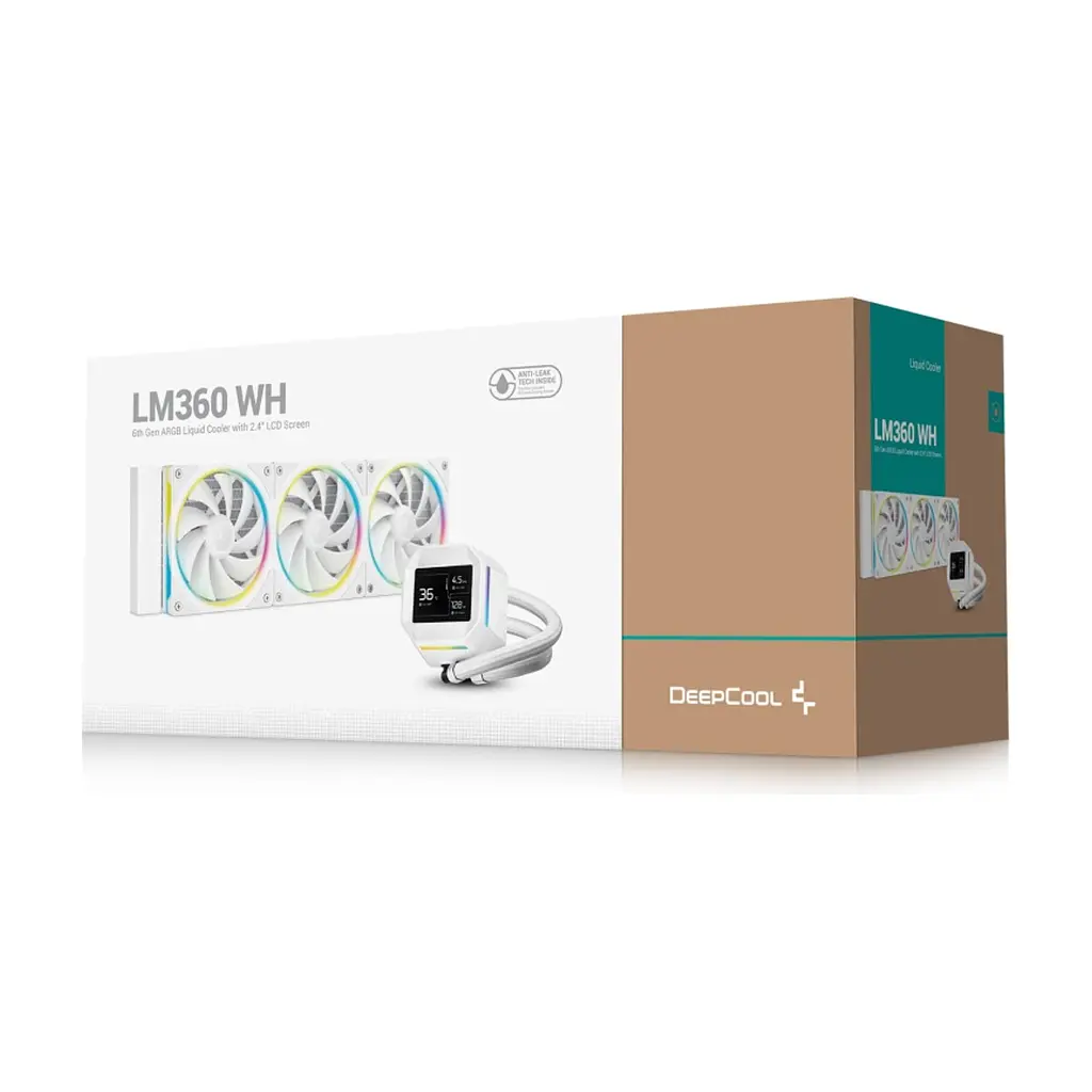 Система рідинного охолодження Deepcool LM360 WH (R-LM360-WHDMMC-1) - фото 6