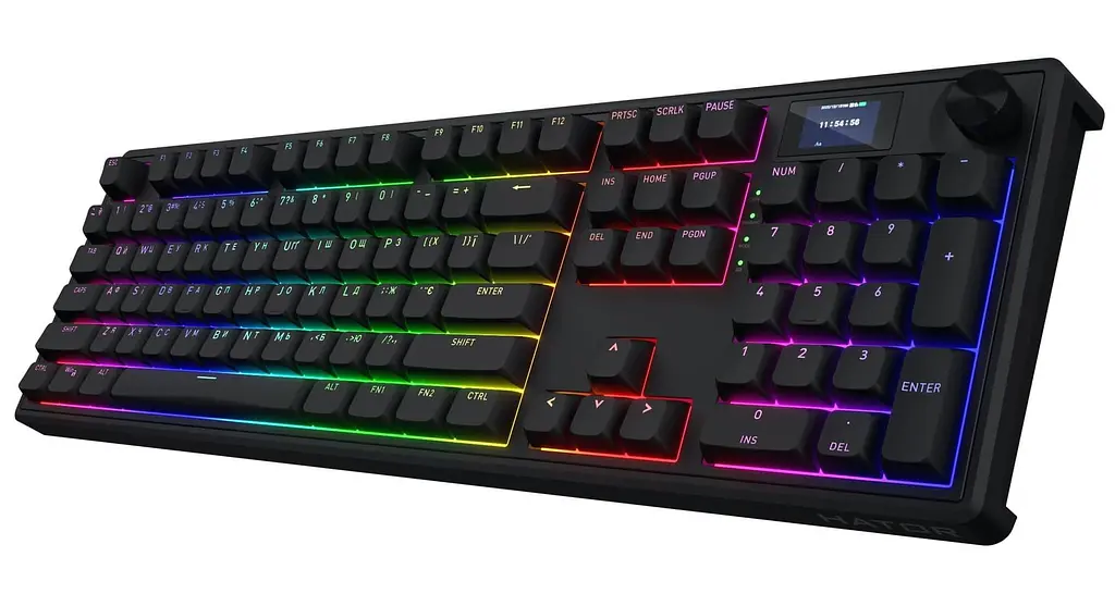 Клавиатура HATOR Skyfall 100 PRO Silent Switches Wireless Black (HTK4101UA) - фото 2