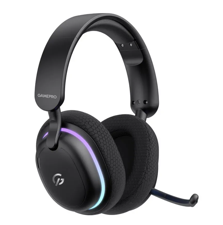 Игровые беспроводные наушники GamePro HSW-250 7.1 Bragi Asgard RGB Tri-Mod Black - фото 2