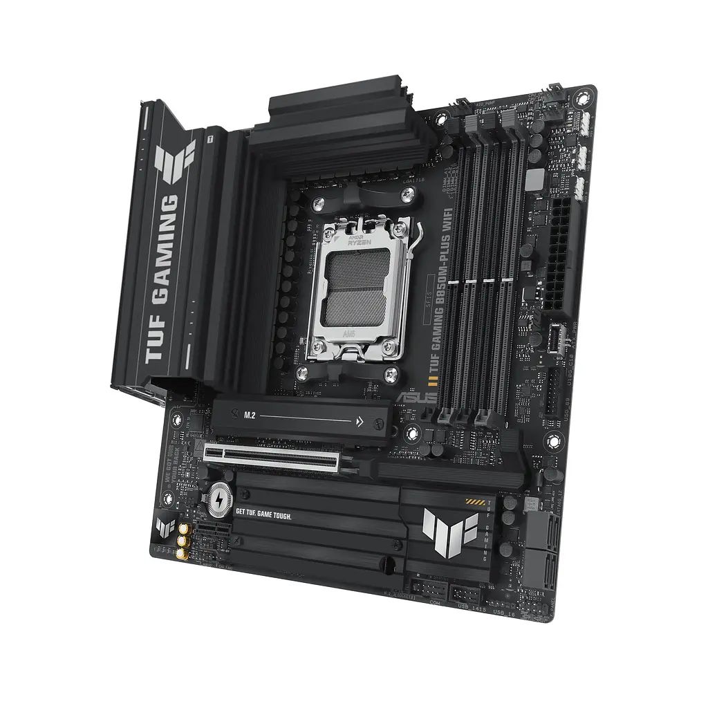 Материнская плата TUF GAMING B850M-PLUS WIFI7 sAM5 B850 4xDDR5 M.2 HDMI DP Wi-Fi BT mATX Asus teh0018943 - фото 6
