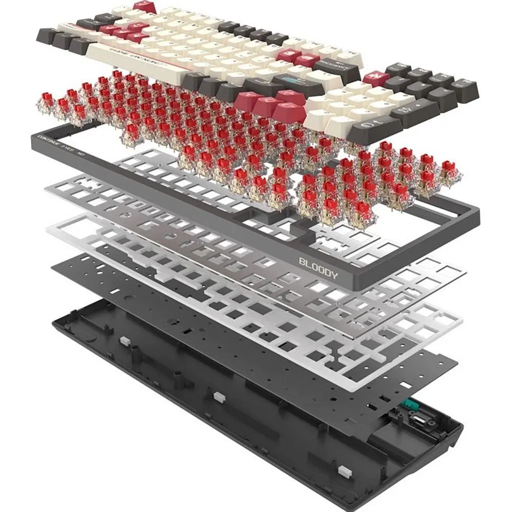 Клавиатура Bloody WS98 Pixels Red [157569] - фото 17