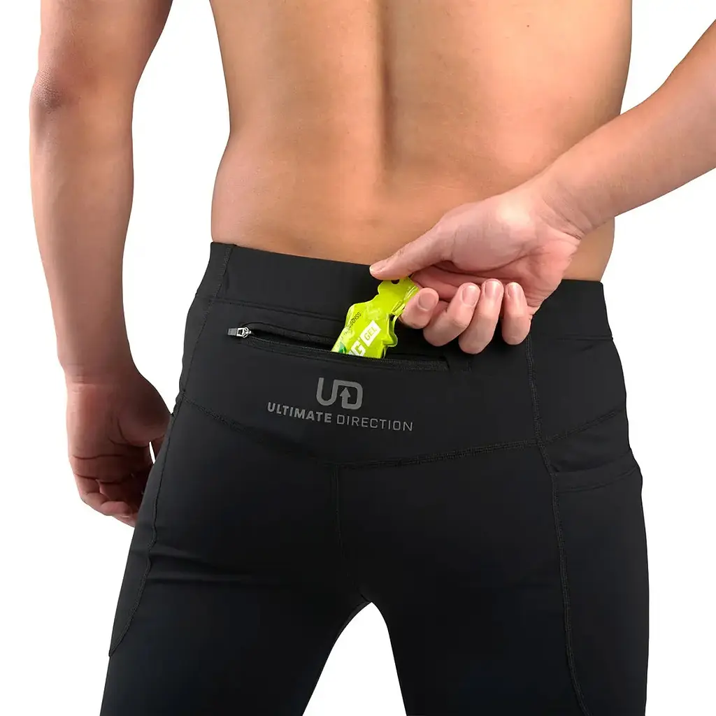 Чоловічі легінси Ultimate Direction Velum Running XL Чорний - фото 4